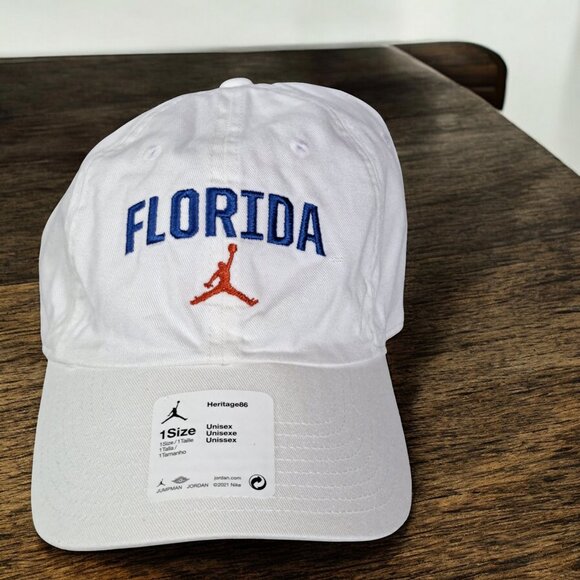 Jordan Florida Gators Heritage86 Adjustable Strapback Hat Cap Nike Jumpman NEW - Picture 5 of 14